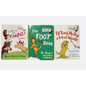 Bright and Early Board Books By Dr. Seuss and Michael Frith Set of 3 Books